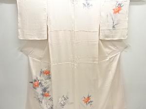 枝花模様訪問着